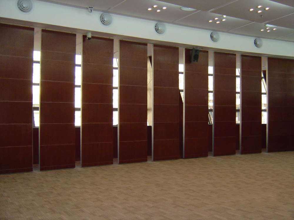 Ceiling Suspended Decorative Modern Movable Mound Proof Partition Wall With Rails