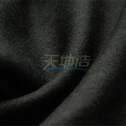 50/50 Meta Aramid Lenzing FR Viscose Fabric Black 120gsm For Fire Fighting Suit