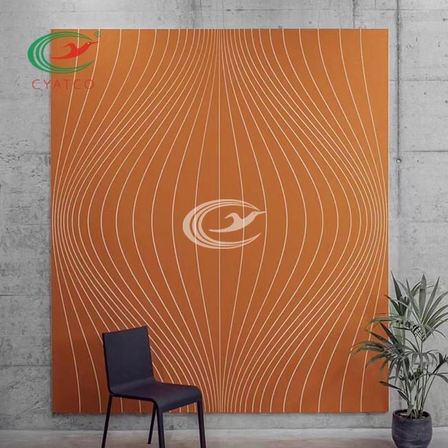 Multipurpose Harmless Felt Panels Wall , Practical Polyester Fiber Acoustic Board