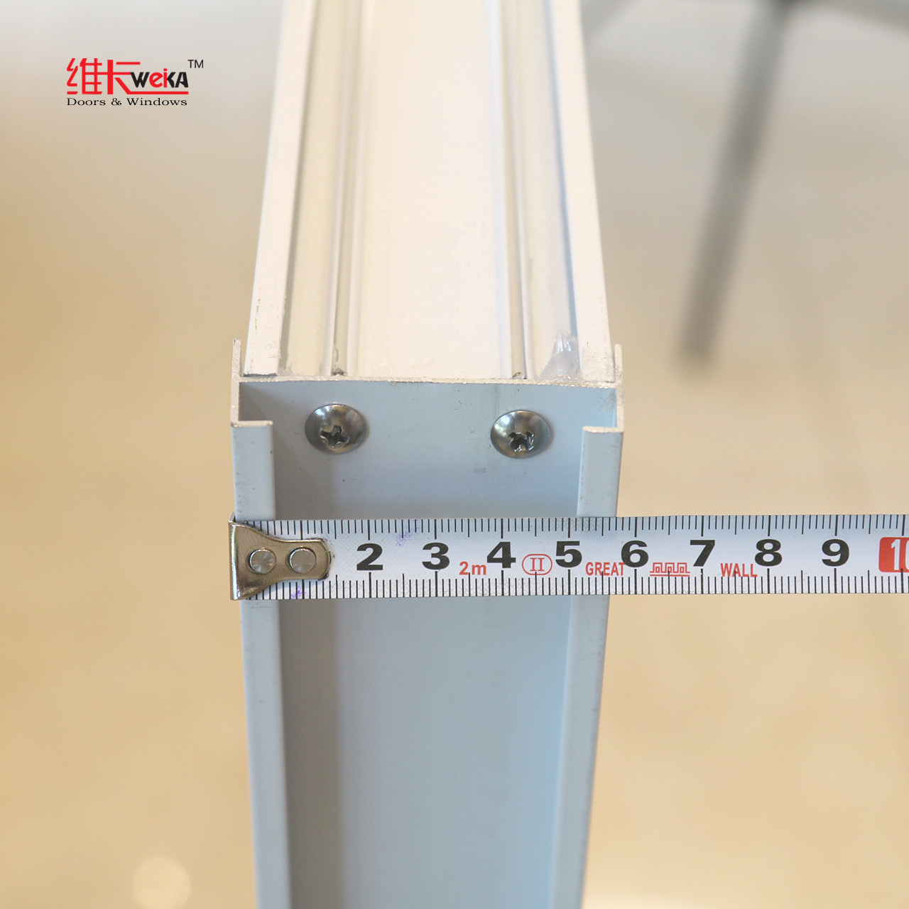 NFRC Aluminum Sliding Window And Door 72x60 58mm Profile