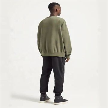 French Terry Fleece Plus Size Men'S Sweatshirts Hoodies Drop Shoulder