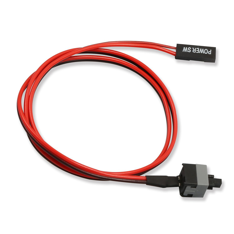 2 Pin SW PC Case Motherboard Swith on off Computer Reset Power ATX Cable