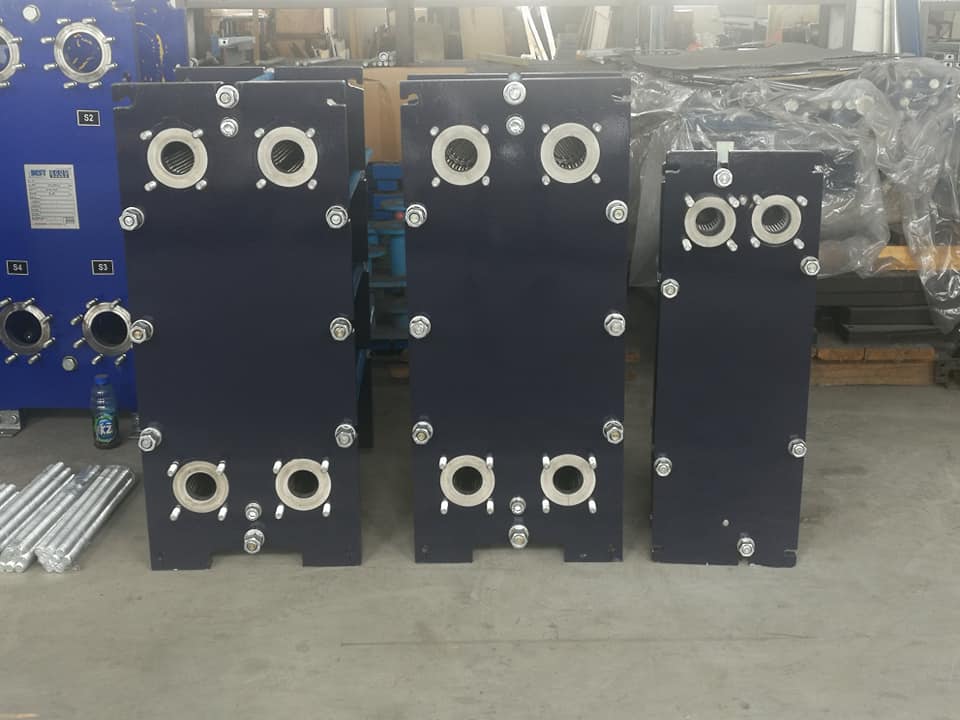 M6MX Titanium/0.6 dialognal flow Plate LT with Gasket NBR for Seawater Heat exchanger