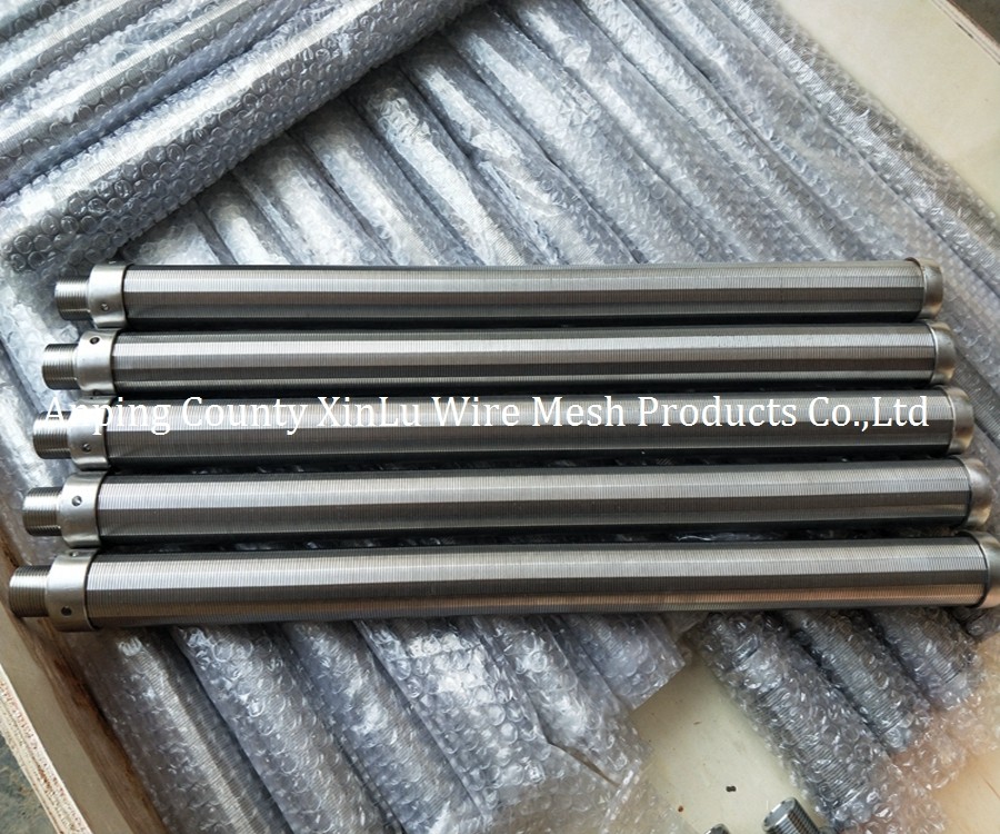 Stainless Steel 316L Screen Nozzle Shape Wedge Wire Johnson Screen with Contunous SLot Filter Nozzle