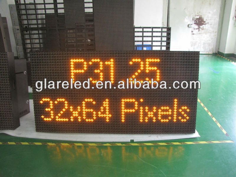 P31.25 Yellow LED Traffic Signs Warning Essential For Variable Message Signs