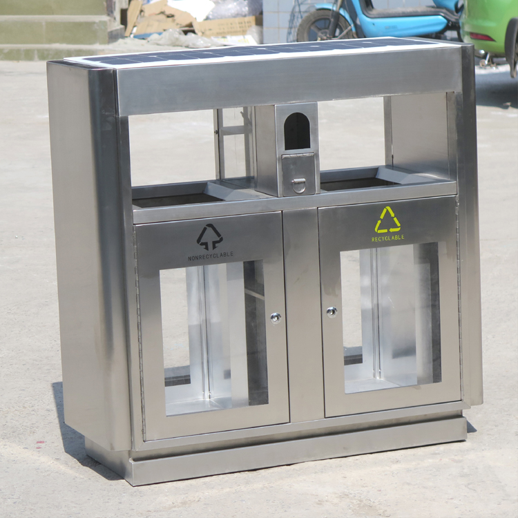 Dual Compartment 40L 10.5gal Medical Waste Bin