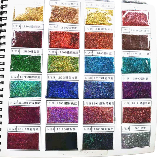 Drewing Nail Crystal Diamond Powder and Tweed Powder Delicate Rose Sea Salt Fingernail Mixed with Polarizing Powder