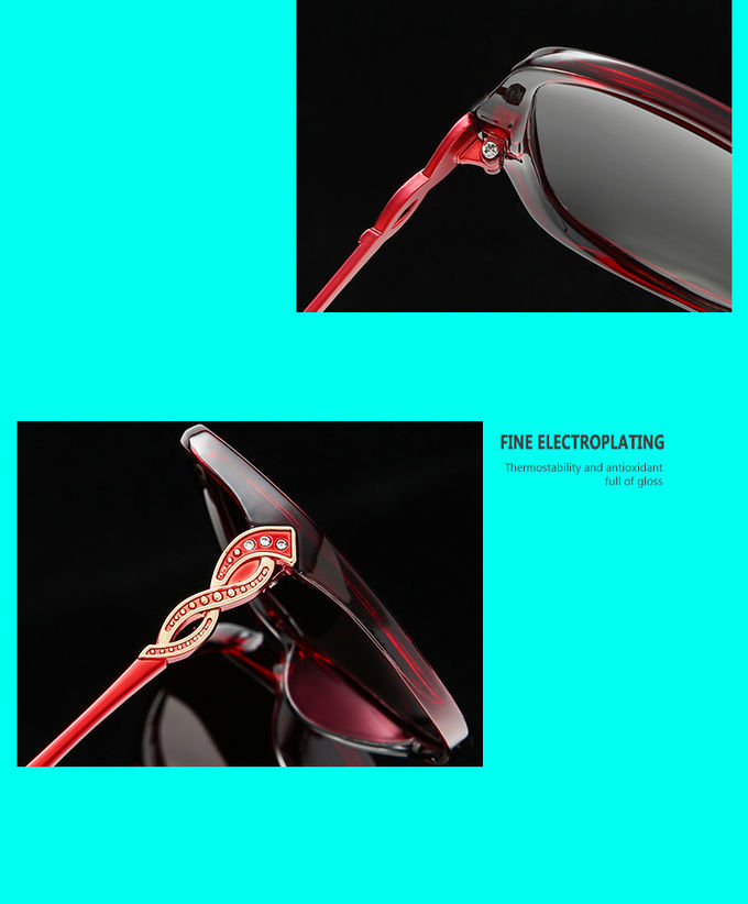 TAC Anti UV Elegant Small Face Custom Polarized Sunglasses