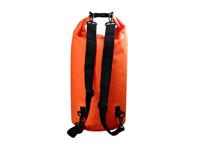 20l Roll Top Dry Bag 500d Pvc Tarpaulin Waterproof With Two Shoulder Straps