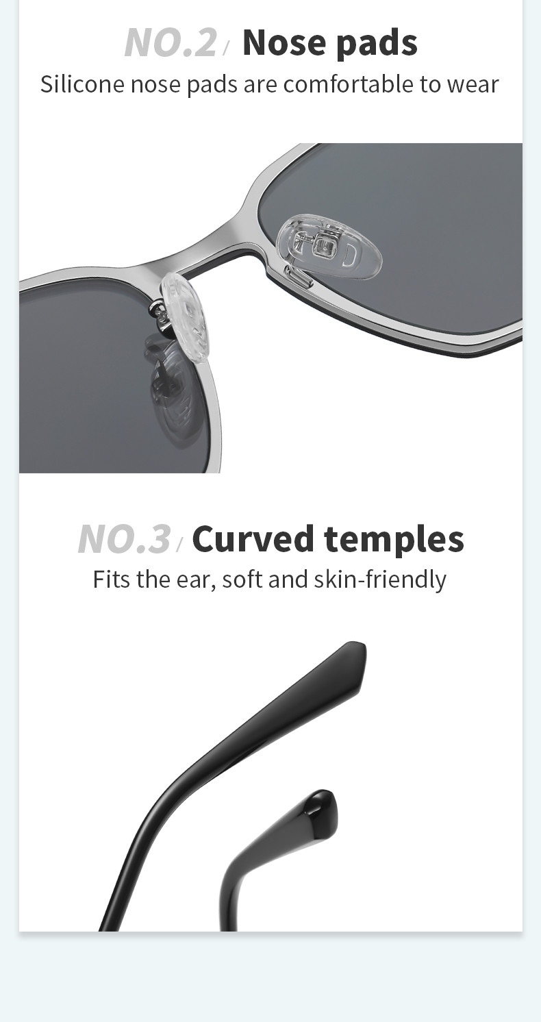 Polarized Magnetic Clip On Sunglasses Reading Glasses Unisex Metal Frame