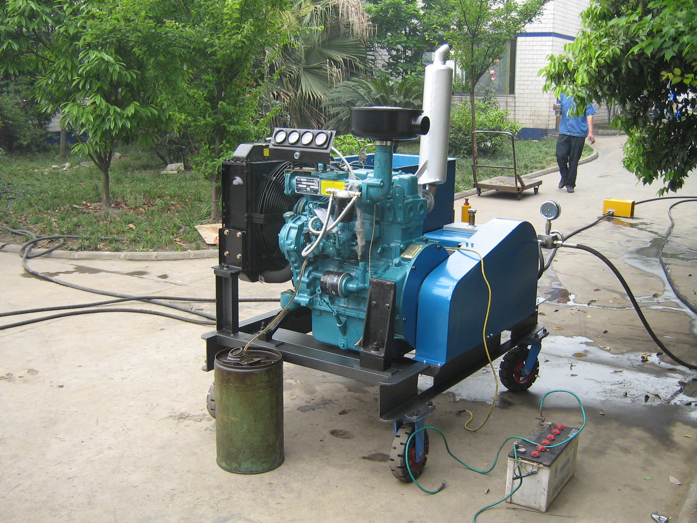 15kw High Pressure Hydro Test Pump For Pipelines Diesel Engine Drive