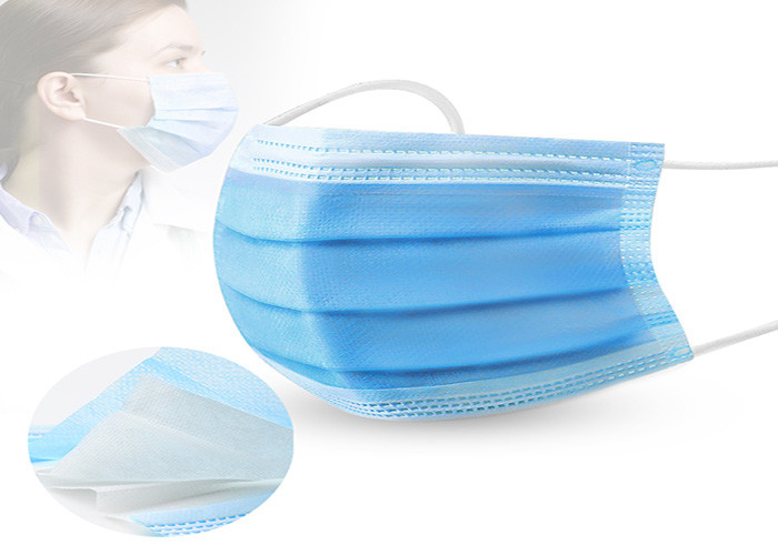 Anti Virus 3 Ply Disposable Face Mask Personal Protection Customized Logo