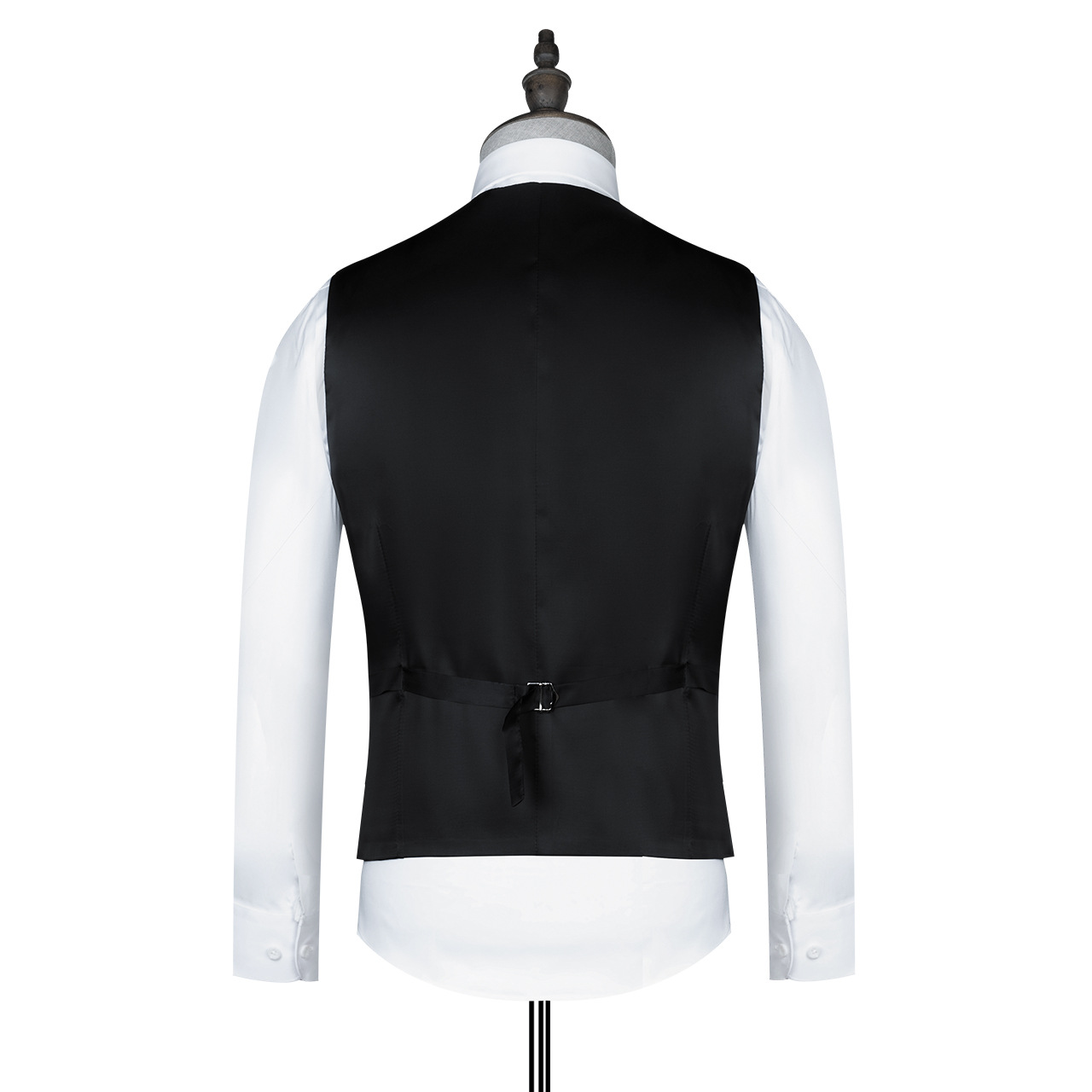 Custom Waistcoat Men Formal Suit Vest Polyester Solid Chalecos Hombre Casual Flax Vest