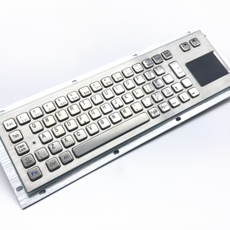 kiosk IP65 / IK07 SUS304 Industrial PC Keyboard waterproof dustproof anti-vandalism Explosionproof Keyboard Rear Panel Mounted -40℃