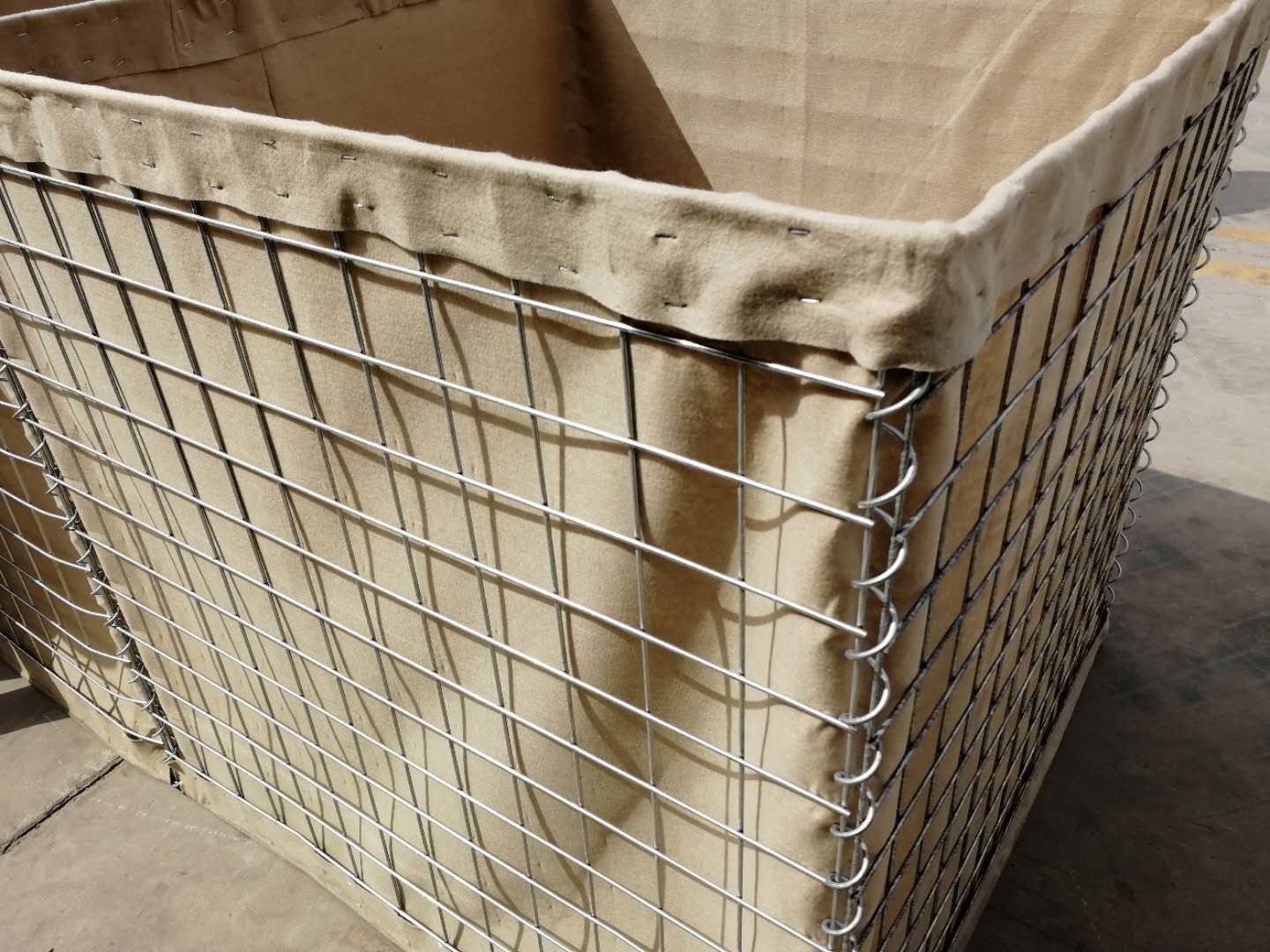 1.2m Height Hesco Bastion Blast Wall Barrier Galfan Coated