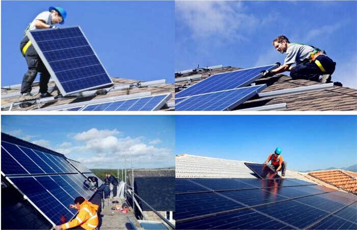 156*156mm poly PV solar cell price, high efficiency, wholesale low price