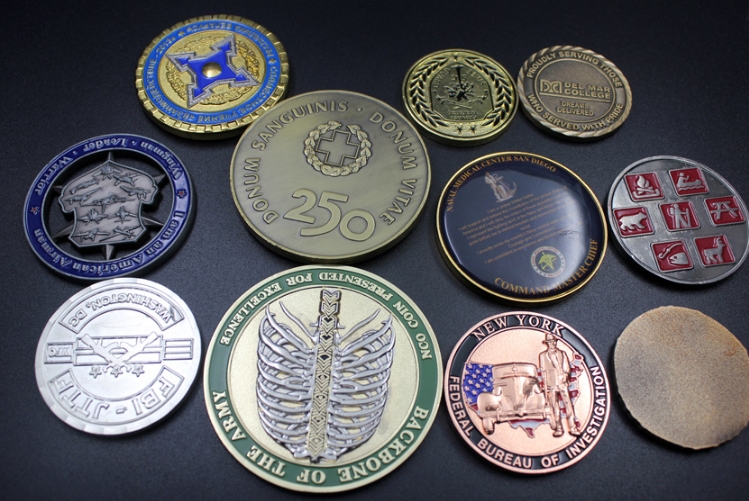 2015 Manufactory production gold metal souvenir coin high quality custom fake gold coins