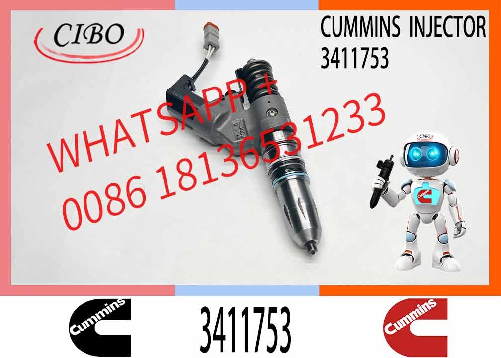 N14 ISM11 QSM11 M11 Auto Engine Fuel System Fuel Injector 3411766 3411753 3411760 for cummins