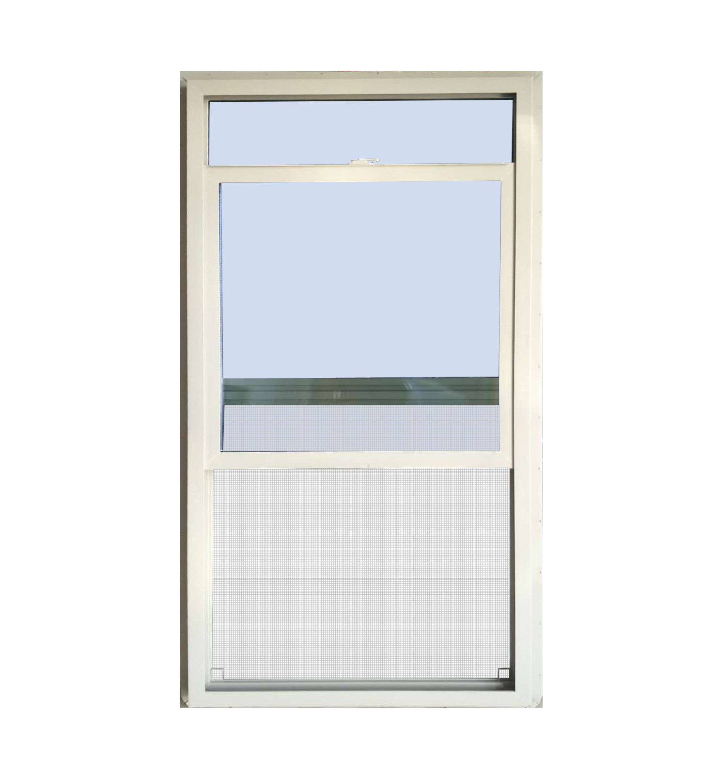 Excellent After-sales Service UPVC Single Hung Window White Or Customized