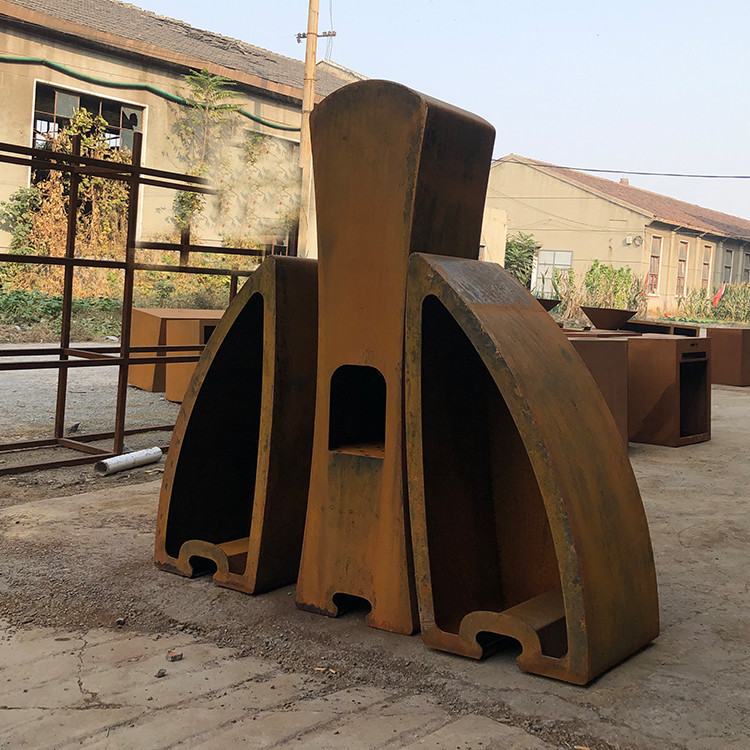 Outdoor Corten Steel BBQ Brazier Diameter 900mm