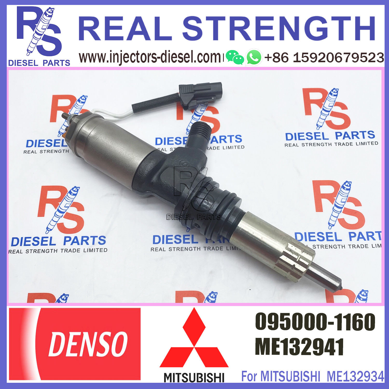 Common Rail Fuel Injector 095000-1160 095000-1161 ME132941 ME302574 For MITSUBI-SHI