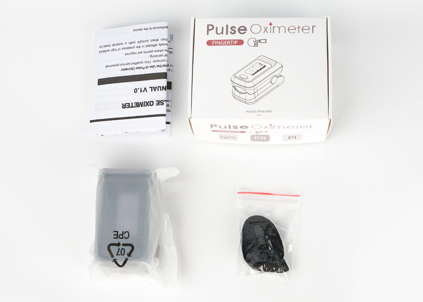 OLED Fingertip Pulse Oximeter SpO2 Meter Blood Oxygen Fingertip Pulse Oximeter