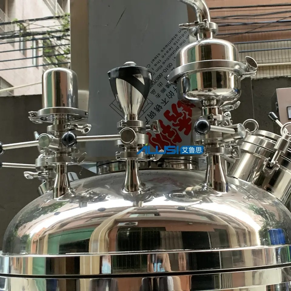 Double Jacket Body Lotion Making Machine Cream Homogenizer Mixer Cosmetic Production Equipment