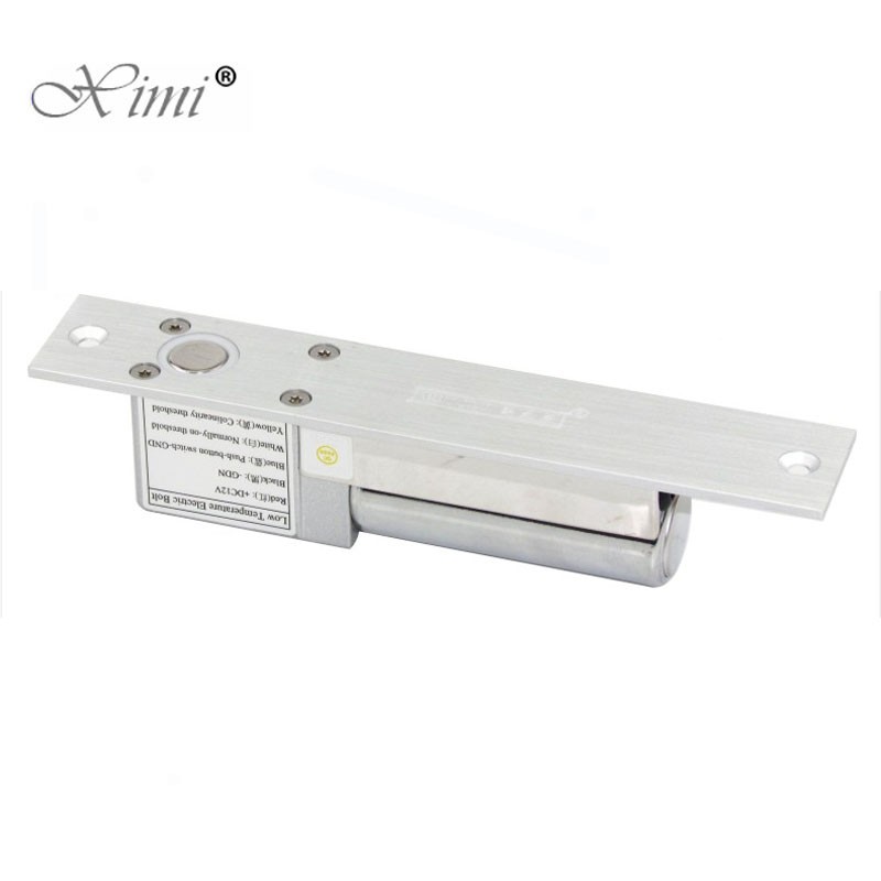 800KG Holder Force Access Control Glass Door Lock Low Temperature And Door Status Feedback Electric Bolt Lock