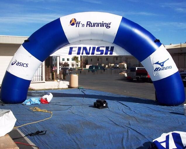 Customized Logo Brand Inflatable Start and Finish Line Arches Inflatable Sport Arch Gate for Sale