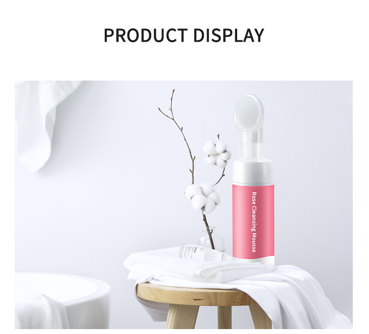 OEM Skincare 120ml Foaming Facial Cleanser Blackhead Remover Face Wash