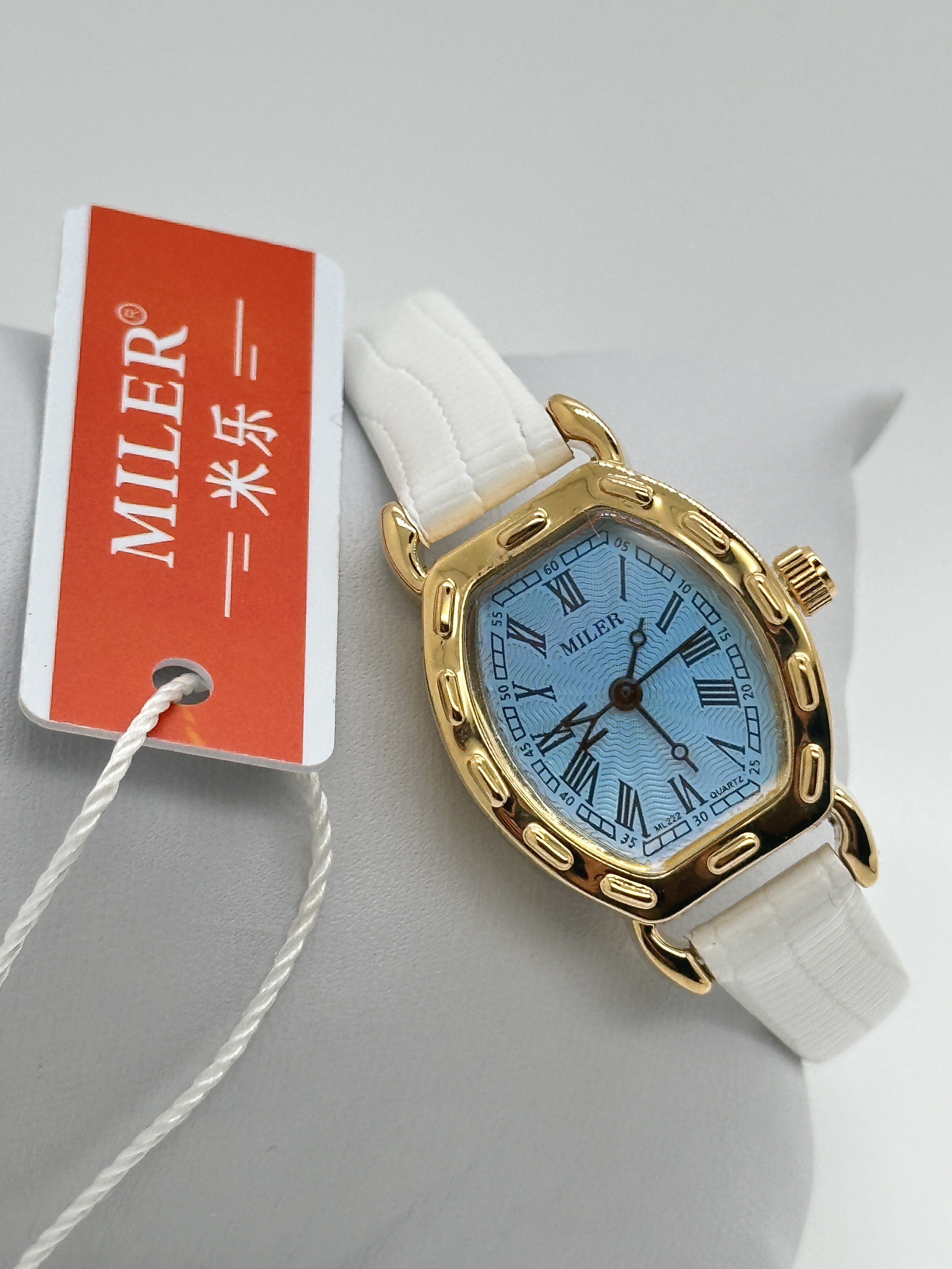 Classic Buckle Leather Watch Band Strap 22mm Width Custom Logo