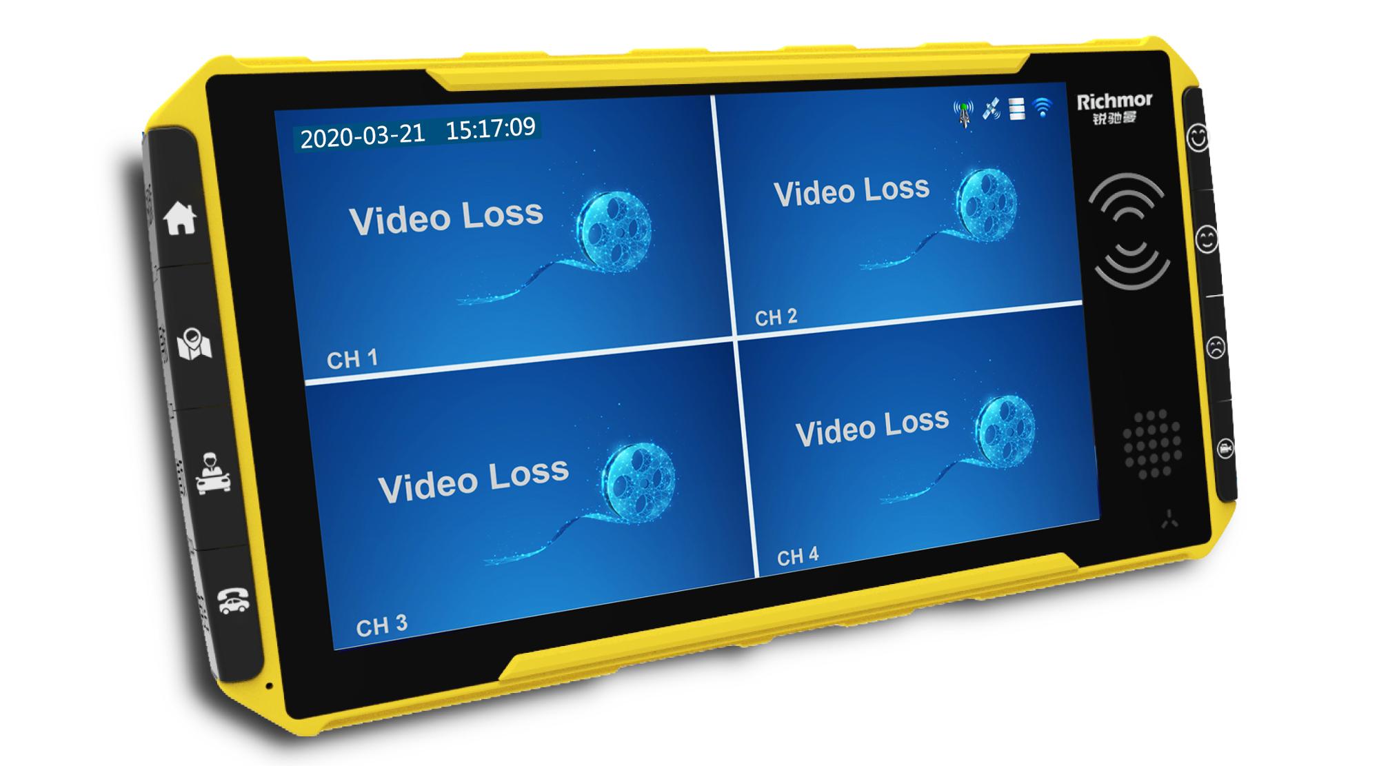Touch Screen 1080P AHD Video Input Smart Mobile DVR Camera With Built In 3G 4G Module