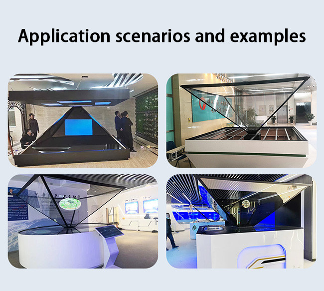 High Resolution 3D Holographic Display Showcase 3D HoloBox For Retail Promotions