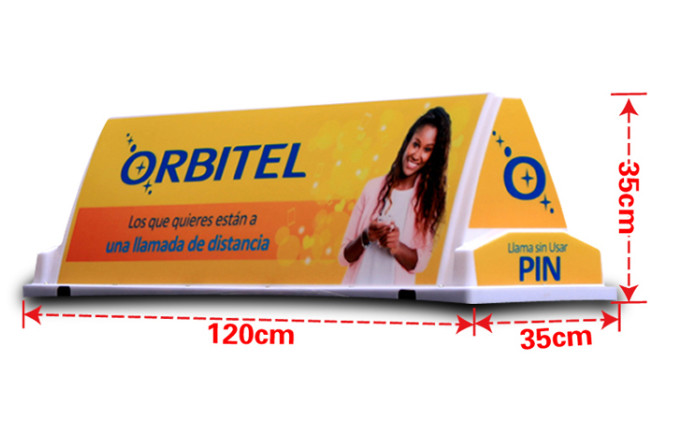35cm Taxi Light Box Approx 4000cd Taxi Top Led Display
