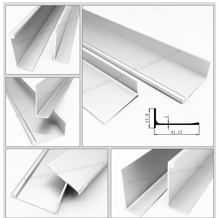 Powder Coating Kitchen Aluminum Handle Profile , T3 Aluminium Gola Profile