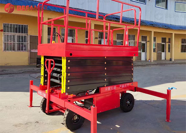 Movable Folded Drive Mode Lift Platform