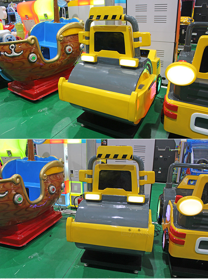 160W Coin Operated Swing Machine 3d Video Game Kiddie Ride
