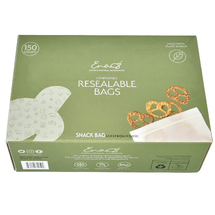PLA PE Biodegradable Packaging Bag