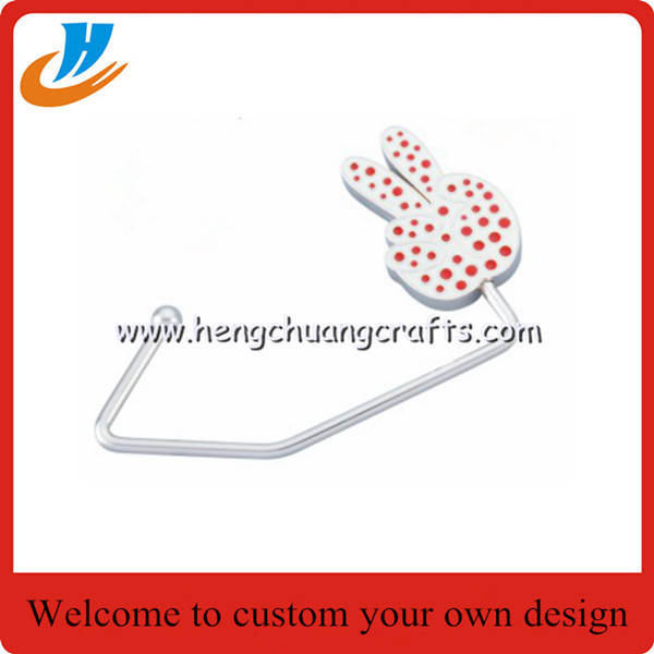 Bag Hanger Hook/Bag Hanger Keychain customized from hengchuang crafts factory in Shenzhen