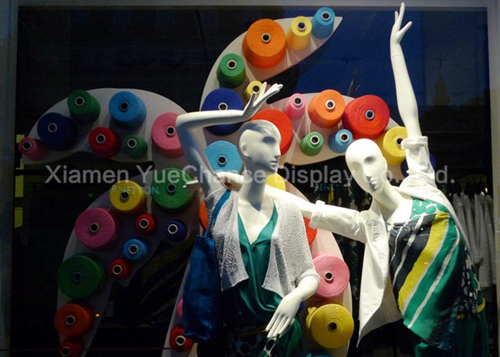 Beautiful Coconut Tree Made Form Bobbin And MDF Visual Merchandising Props