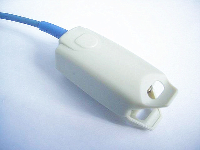 ISO13485 Medical 11 Pin Reusable Spo2 Sensors Plastic Grey Or Blue Wire