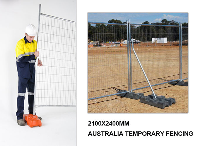 2.9M Temporary Fence Security Square Hole Durable Australian Fence