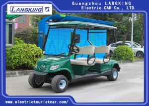 China Green 48 Volt 3KW DC Motor 4 Seater Golf Buggy / Electric Club Car on sale