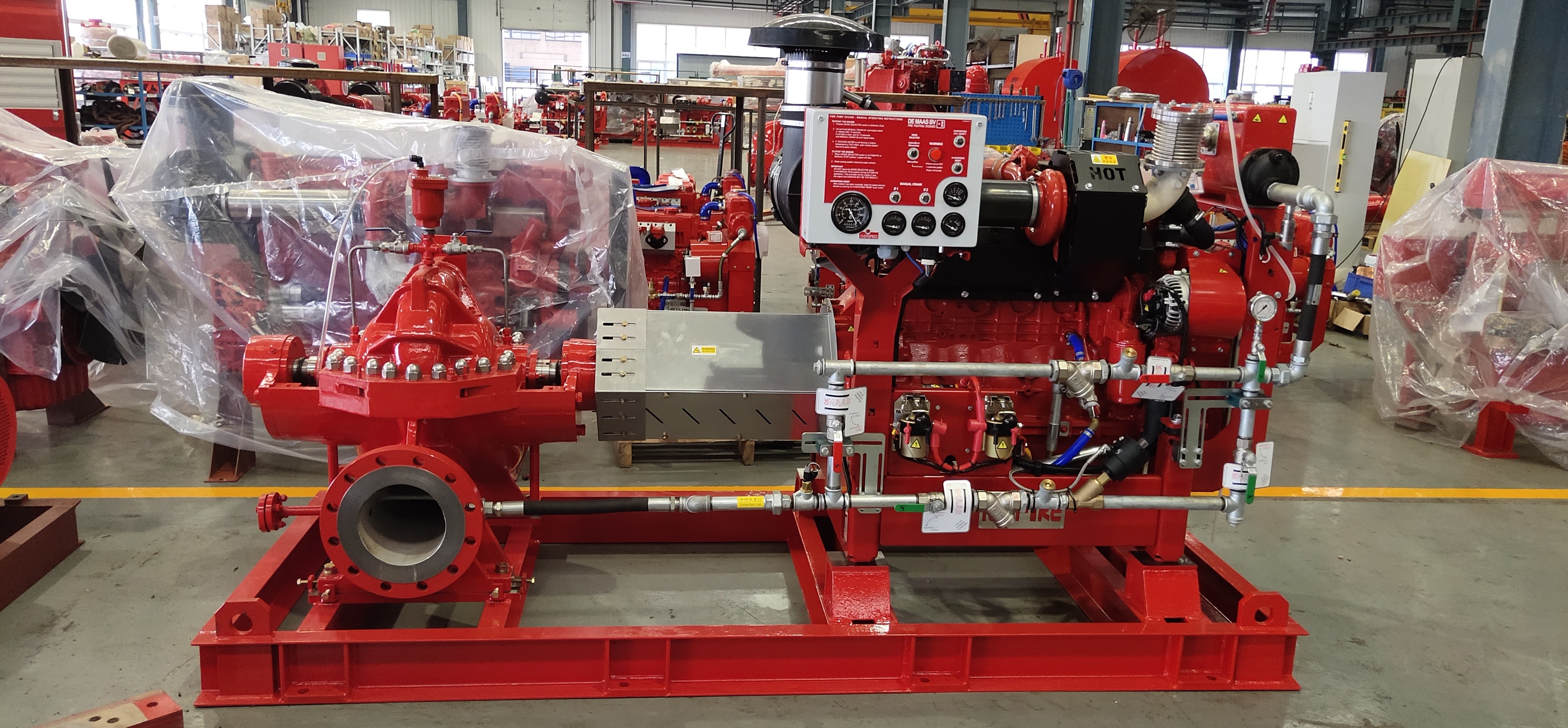 Split Case Fire Pump With Tonatech Controller Centrifugal Fire Pump UL Listed Fire Pumps fire fighting pumps -000