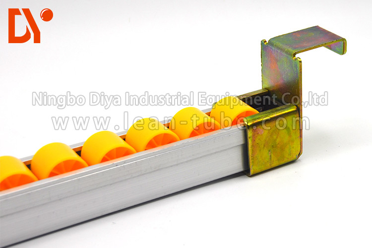 Work Table Heavy Duty Roller Track , Sliding Roller Track With PU Roller