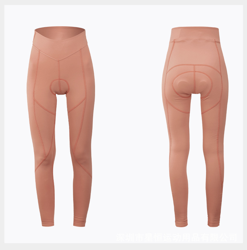 Cycling pants, women's solid color spring and summer trousers, mountain road bikes, cycling clothes, cycling trousers
