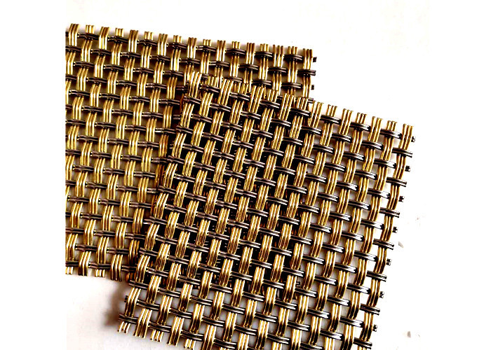 Room Divider Welded Wire Mesh With Woven Pattern Same As Rattan Pattern 1.7MX3.7M