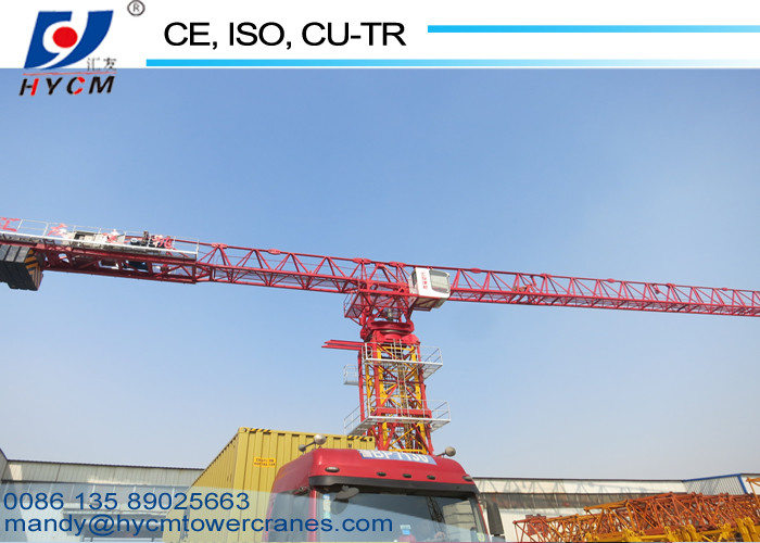 12t QTZ230(PT6425) 50m Freestanding Flattop Topless Tower Crane Manufacturer in China