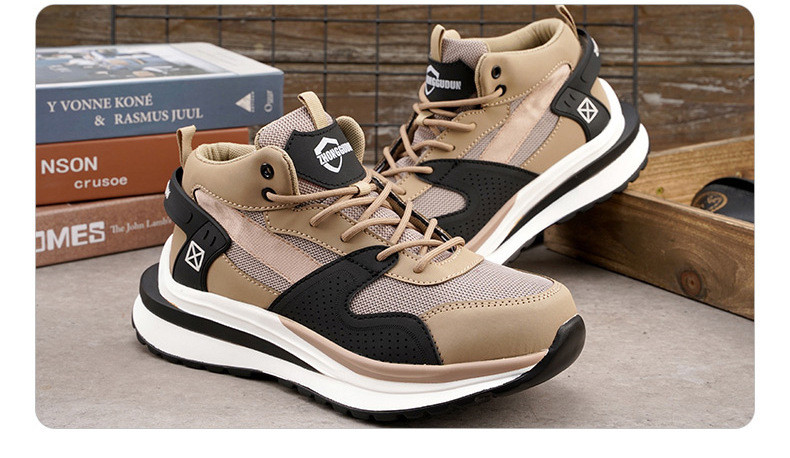 Light Work Shoes Kevlar Anti-proof Safety Sheos Novel Fashionable Mens Comfortable Safety Shoes Practical