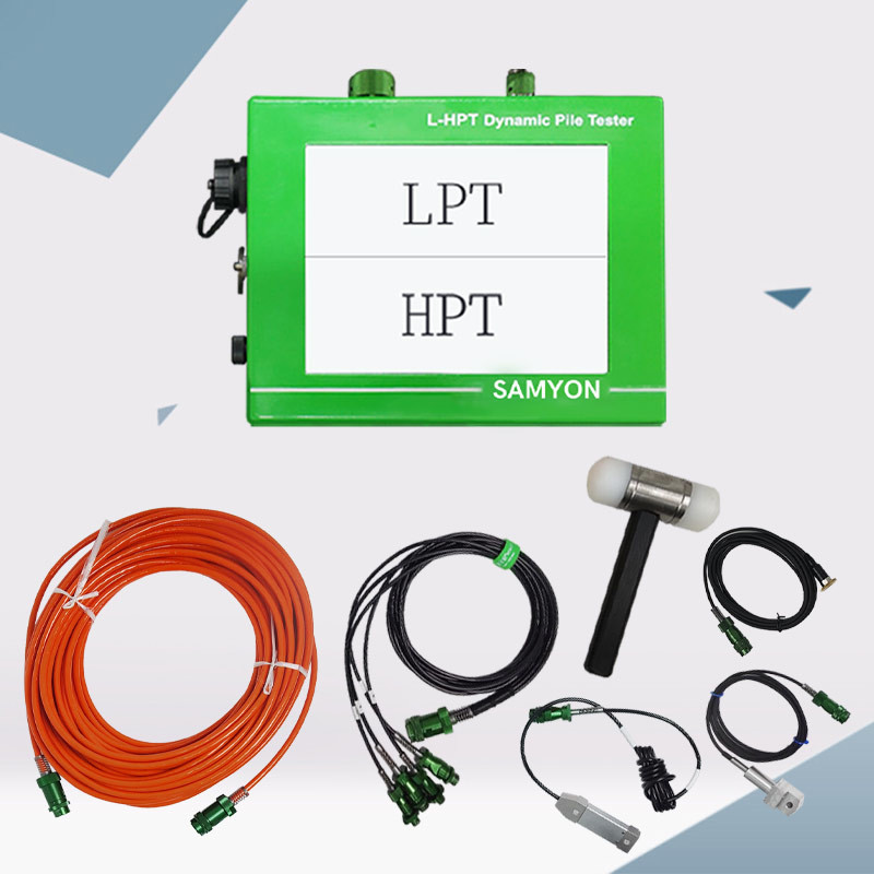 High Strain And Low Strain Dynamic Pile Testing Integrated Equipment Astm D5882 Standard